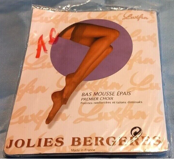 Jolies Bergeres Bas Nylon sans couture French Vintage Nylon Stockings Jolies Bergeres 2 calze strumpfe