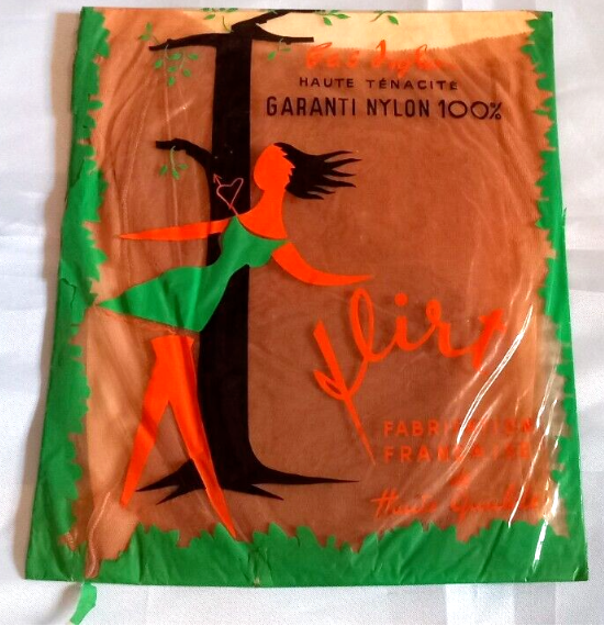 Vintage Seamed nylon stockings fully fashioned nylons by Flirt Calze Strumpge