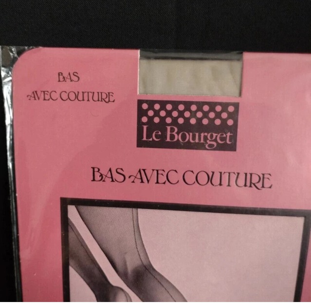 Le Bourget Vintage Nylon Stockings Small Calze Strumpfe