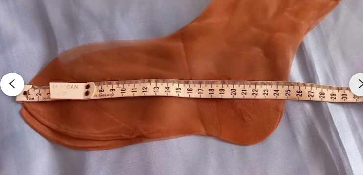 Nyrolan French Vintage Strümpfe 1960er Jahre Größe kleine weiche seidige Nylons Calze Strumpfe 