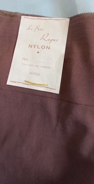 Ragno Bas Nylon avec Couture Nylons Seamed Stockings Taille 2 Size Medium Marron calze strumpfe